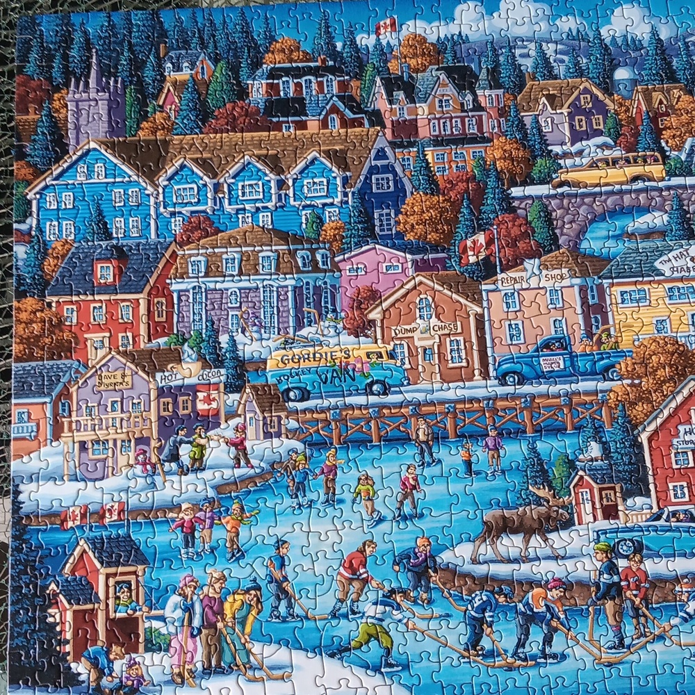 Canadian Hockey 1,000 piece puzzle